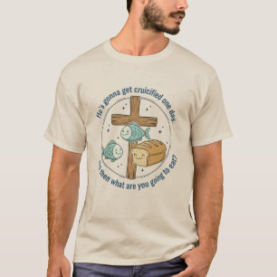 QI Was Wirst Du Zum Essen Anziehen Hemd T-Shirt