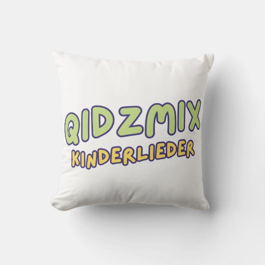 QidzMix Logo Kissen (Vorderseite)