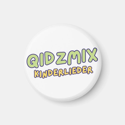 QidzMix Logo Magnet (Vorne)