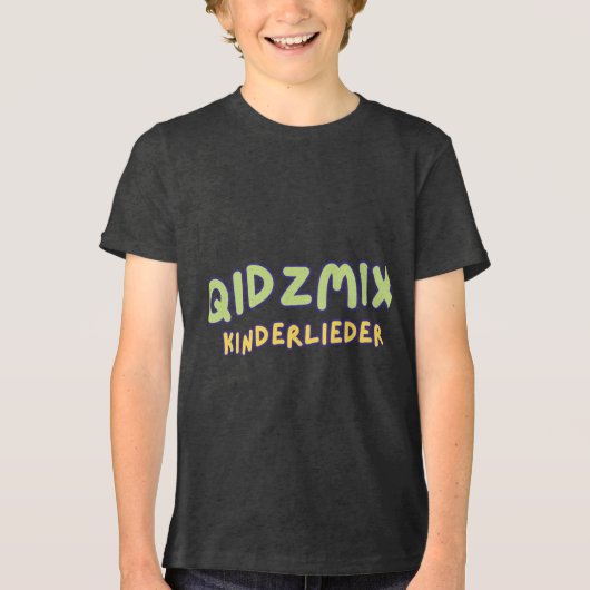 QidzMix Logo Tri-Blend Shirt (Vorderseite)
