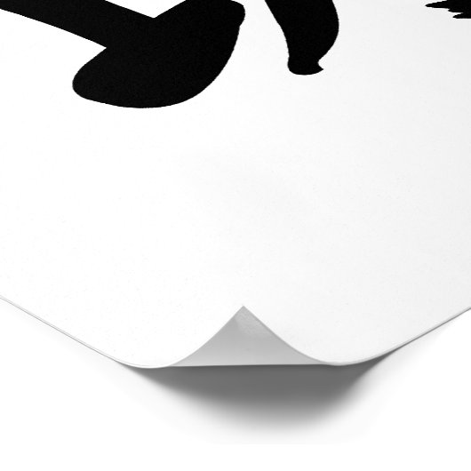 Qigong 氣 功 Leinwand Poster (Ecke)