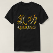Qigong Chinesische Symbole Qi Gong Tai Chi T-Shirt (Design vorne)