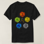 Qigong Five Elements Balance Tai Chi T-Shirt (Design vorne)