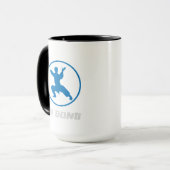 Qigong-Kampfkunst-Design Tasse (Vorderseite Links)