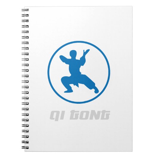 Qigong-Kampfsport-Design Notizblock (Vorderseite)
