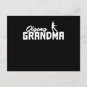 Qigong Oma Meditation Qi Postkarte