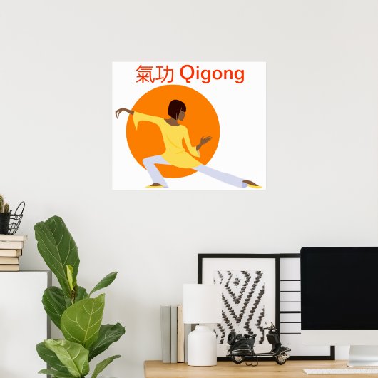 Qigong-Poster Poster (Heimbüro)