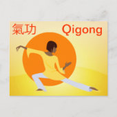 Qigong Postkarte (Vorderseite)