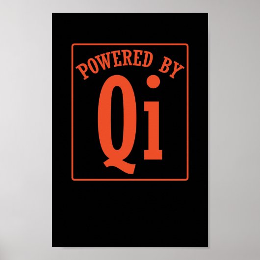Qigong Powered by Qi oder Chi Poster (Vorne)