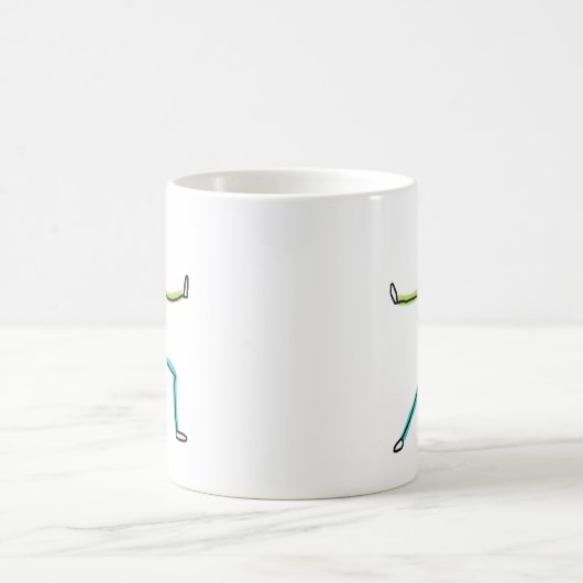 Qigong Stickman Kaffeetasse (Mittel)
