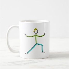 Qigong Stickman Kaffeetasse