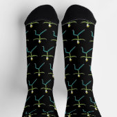 Qigong Stickman Socken (Oben)