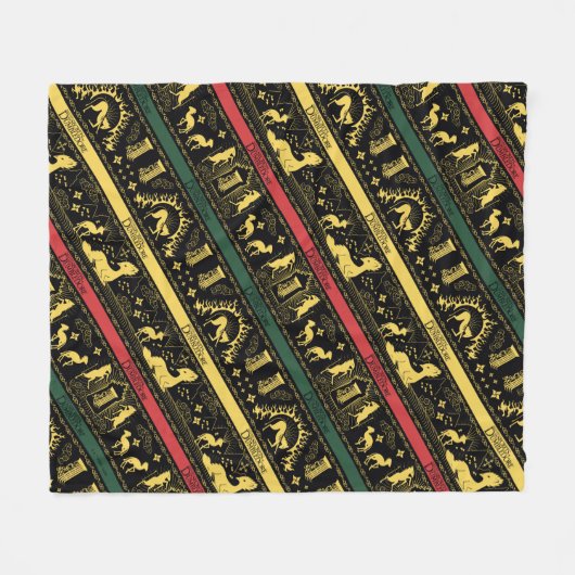 Qilin Layered Pattern Fleecedecke (Vorderseite (Horizontal))