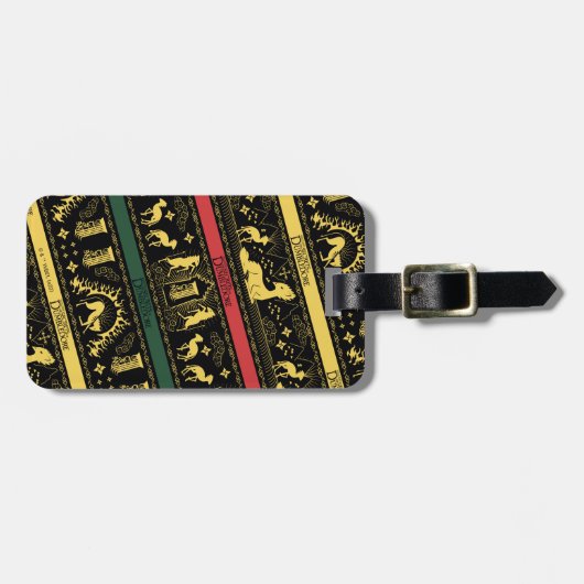 Qilin Layered Pattern Gepäckanhänger (Vorderseite horizontal)