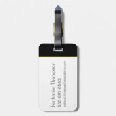 Qilin Layered Pattern Gepäckanhänger (Rückseite vertikal)