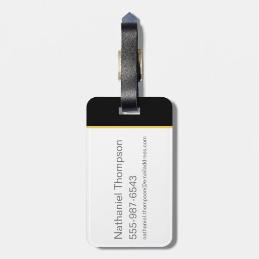 Qilin Layered Pattern Gepäckanhänger (Rückseite vertikal)