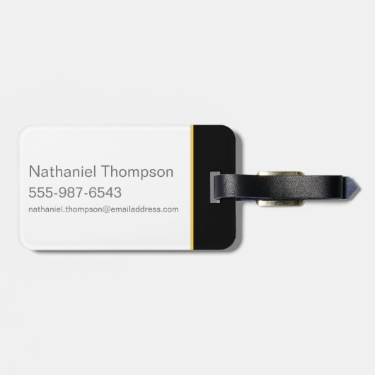 Qilin Layered Pattern Gepäckanhänger (Rückseite horizontal)