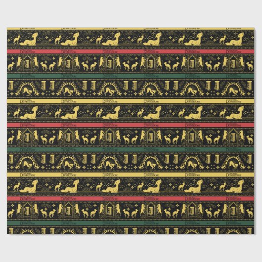 Qilin Layered Pattern Geschenkpapier (Flach)