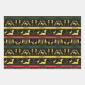 Qilin Layered Pattern Geschenkpapier Set (Vorderseite 2)