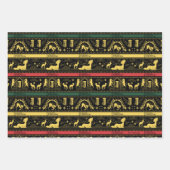 Qilin Layered Pattern Geschenkpapier Set (Vorderseite)