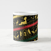 Qilin Layered Pattern Jumbo-Tasse (Vorderseite)