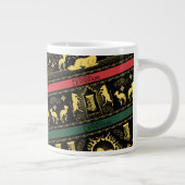 Qilin Layered Pattern Jumbo-Tasse (Rechts)