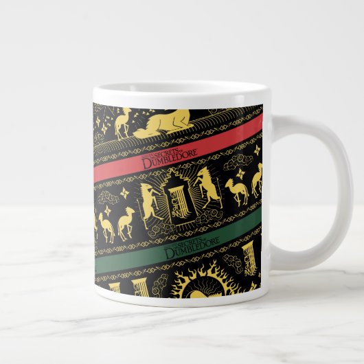 Qilin Layered Pattern Jumbo-Tasse (Rechts)