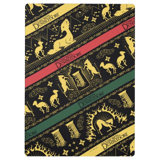 Qilin Layered Pattern Klemmbrett (Rückseite)