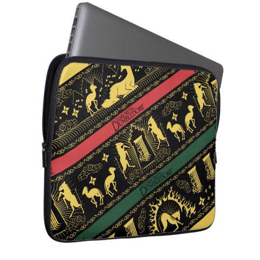 Qilin Layered Pattern Laptopschutzhülle (Vorne Rechts)