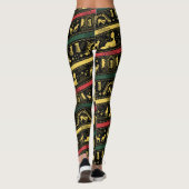 Qilin Layered Pattern Leggings (Rückseite)