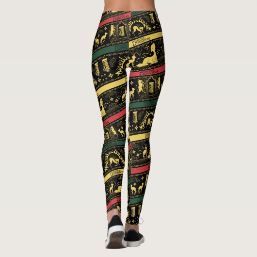 Qilin Layered Pattern Leggings (Rückseite)