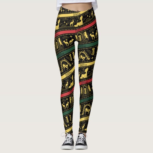 Qilin Layered Pattern Leggings (Vorderseite)