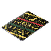 Qilin Layered Pattern Notizblock (Linke Seite)