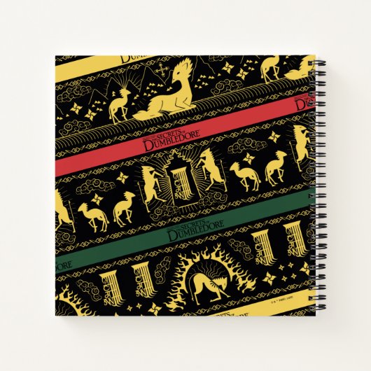 Qilin Layered Pattern Notizblock (Rückseite)