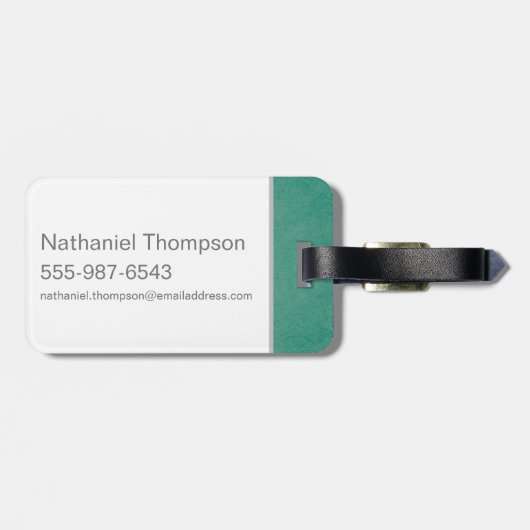 Qilin Vintag Graphic Gepäckanhänger (Rückseite horizontal)