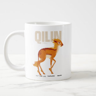 Qilin Vintag Graphic Jumbo-Tasse