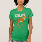 Qilin Vintag Graphic T-Shirt (Vorderseite)