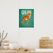 Qilin Vintage Graphic Poster (Küche)