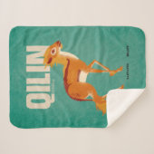 Qilin Vintage Graphic Sherpadecke (Vorderseite (Horizontal))