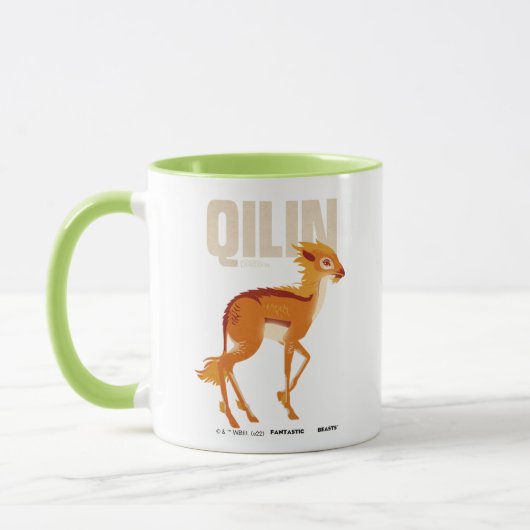 Qilin Vintage Graphic Tasse (Links)
