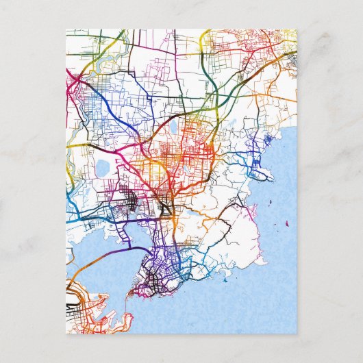 Qingdao China Postkarte (Vorderseite)