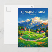 Qingjing Farm Taiwan Postkarte (Vorne/Hinten)