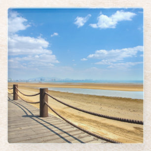 Qinhuangdao Hebei, China Glasuntersetzer