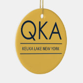 QKA Keuka See New York Keramikornament (Rechts)