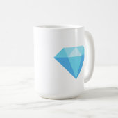Qkids Koby Fußball/Diamant-Tasse Kaffeetasse (VorderseiteRechts)