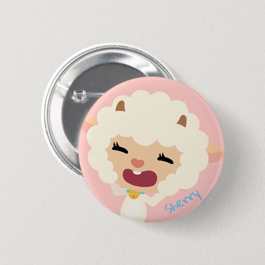 Qkids Sherry-Schafknopf Button (Vorne & Hinten)