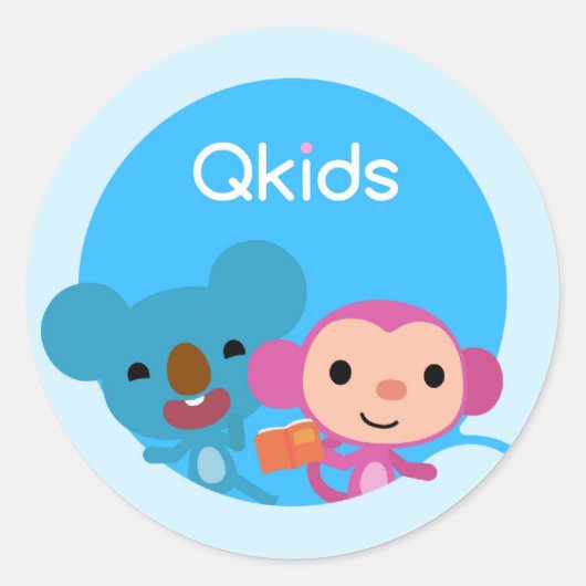 Qkids Sticker (Vorderseite)