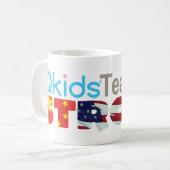 Qkids Teachers STRONG (Chinesisch, USA und Kanada) Kaffeetasse (Vorderseite Links)