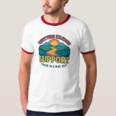 QKS-Hemd mit QR-Code und Website T-Shirt (Vorderseite)