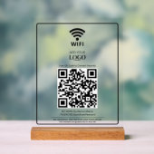 QL-Code für Unternehmen Office Internet Scan Conne Acrylschild (Neutral)